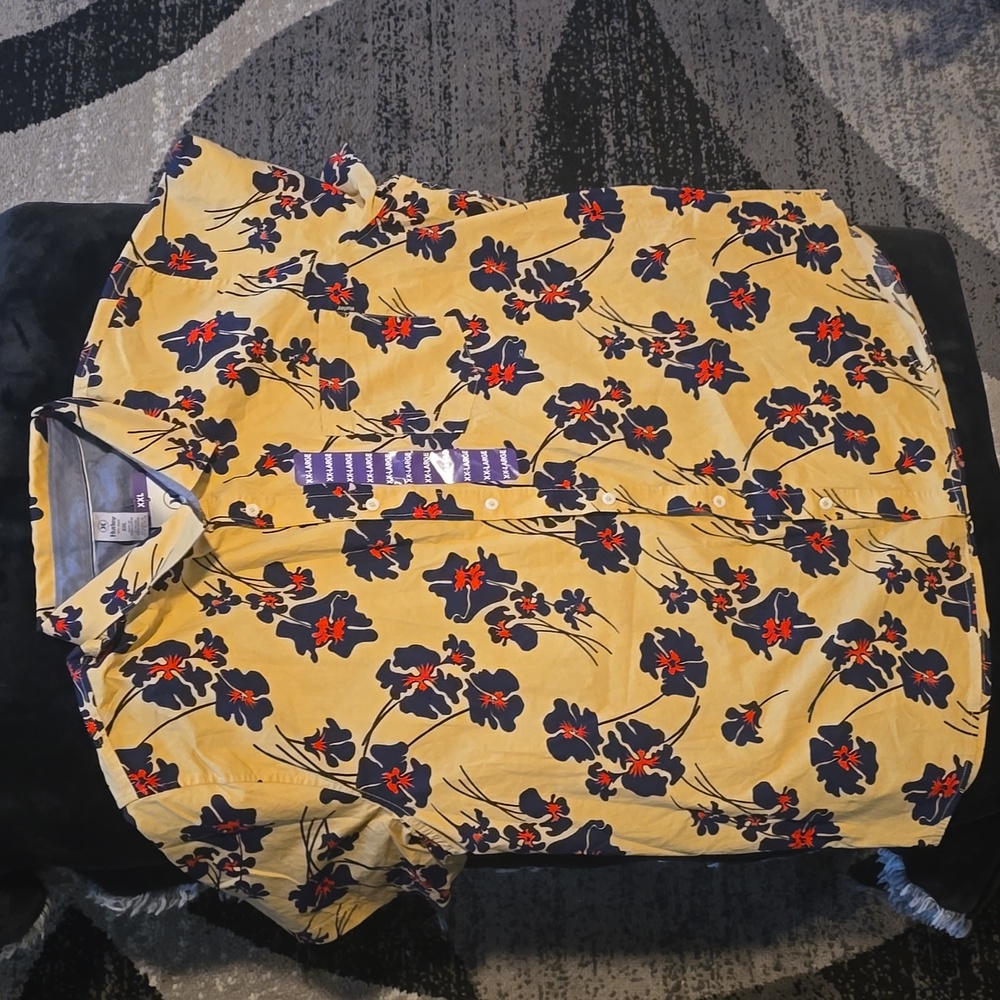 Hurley Salem Floral Button-Up Shurt- XXL
